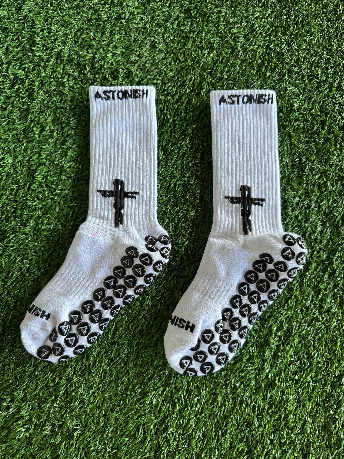 Faith II ✝️ White Grip Socks