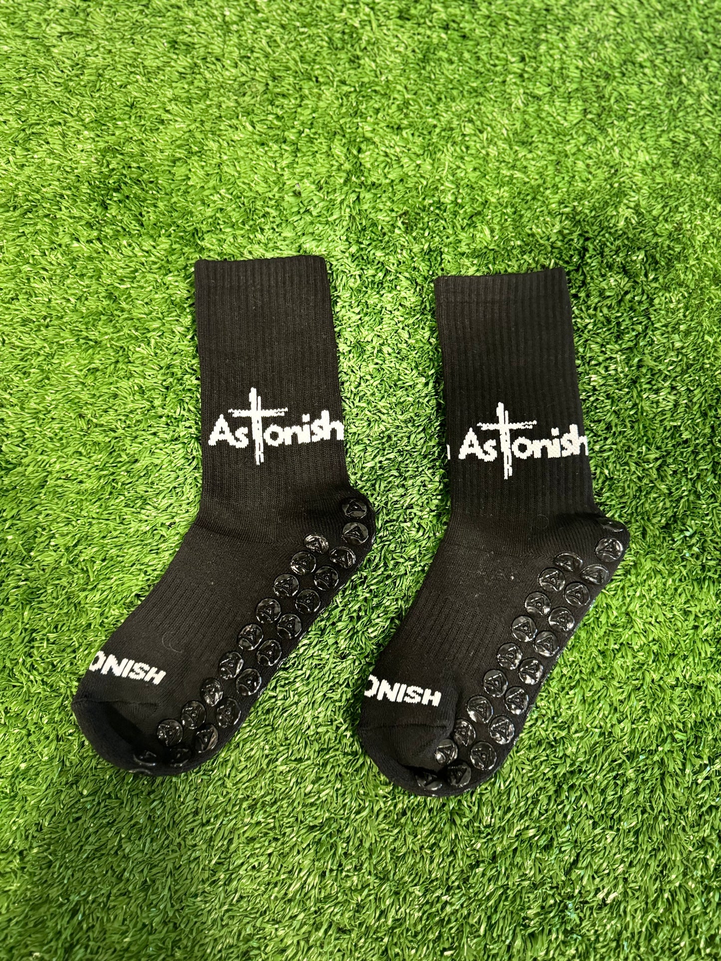 Faith ✝️ Black Grip Socks