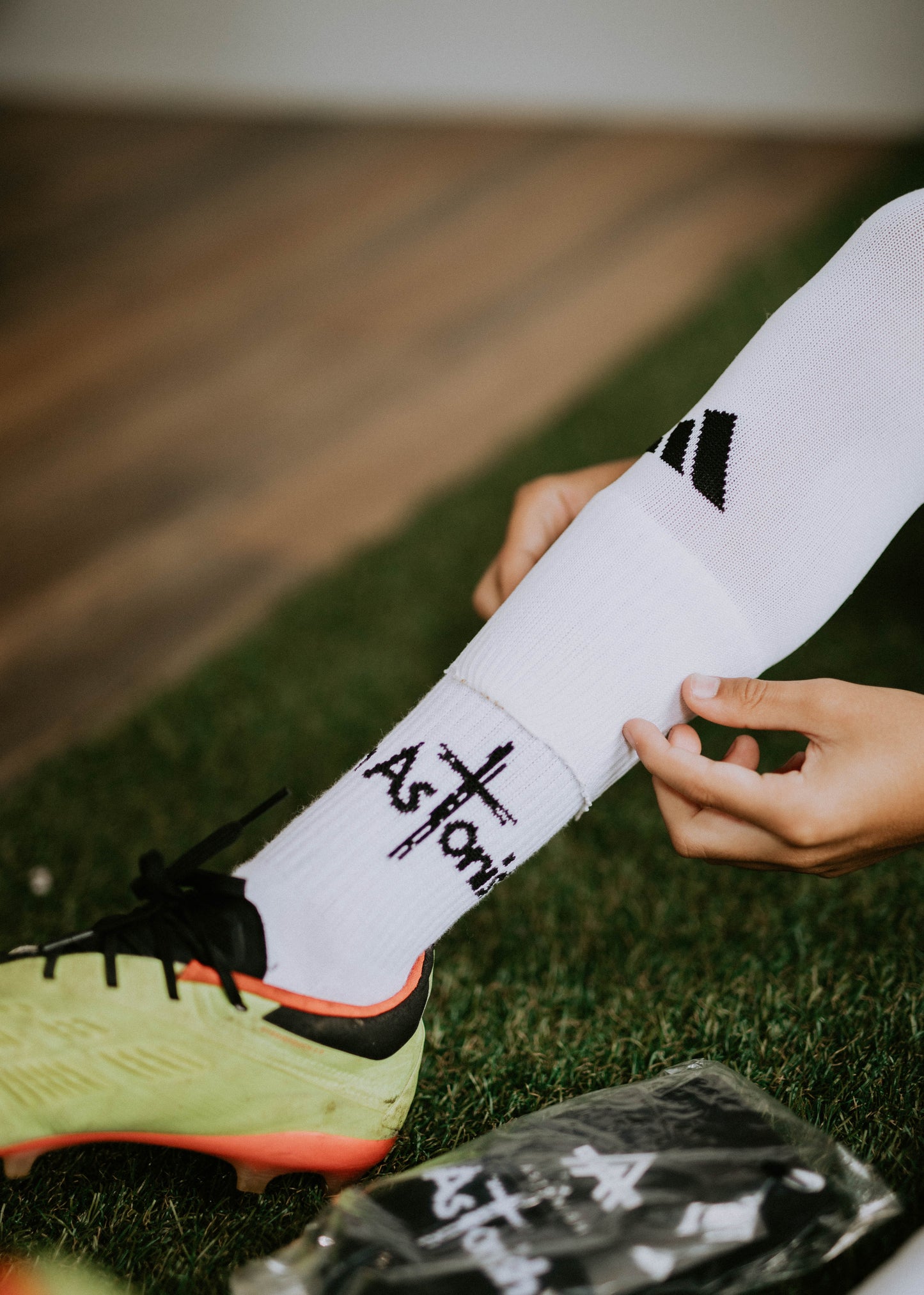 Faith ✝️ White Grip Socks