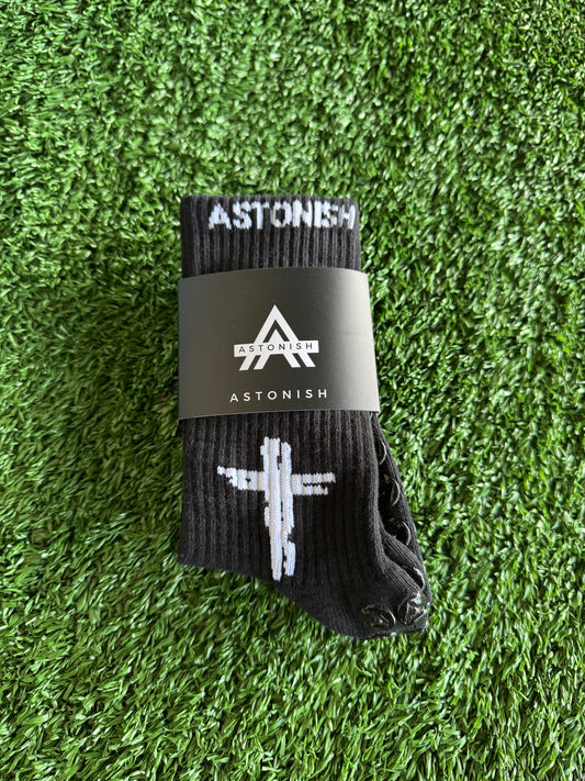 Faith II ✝️ Black Grip Socks